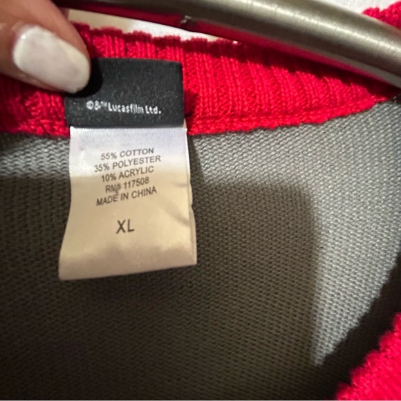 Star Wars Stormtrooper Sweater Pullover. Cotton Blend, Size XL - Picture 6 of 6